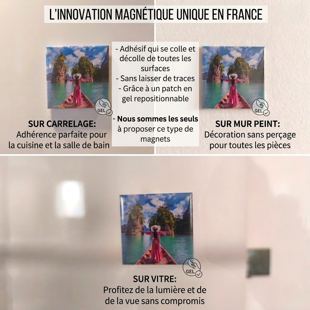 12 Magnets - Pack La Boîte à Souvenirs ❤️+livraison gratuite ! 🚚